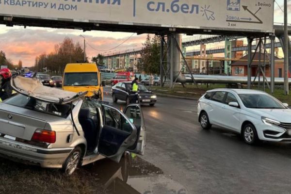 Один обгонял, другой выезжал со второстепенной. Два человека травмированы в ДТП в Могилеве