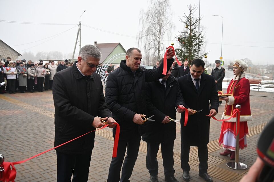 Сегодня состоялось торжественное открытие Хотимской районной центральной больницы после капитального ремонта и модернизации